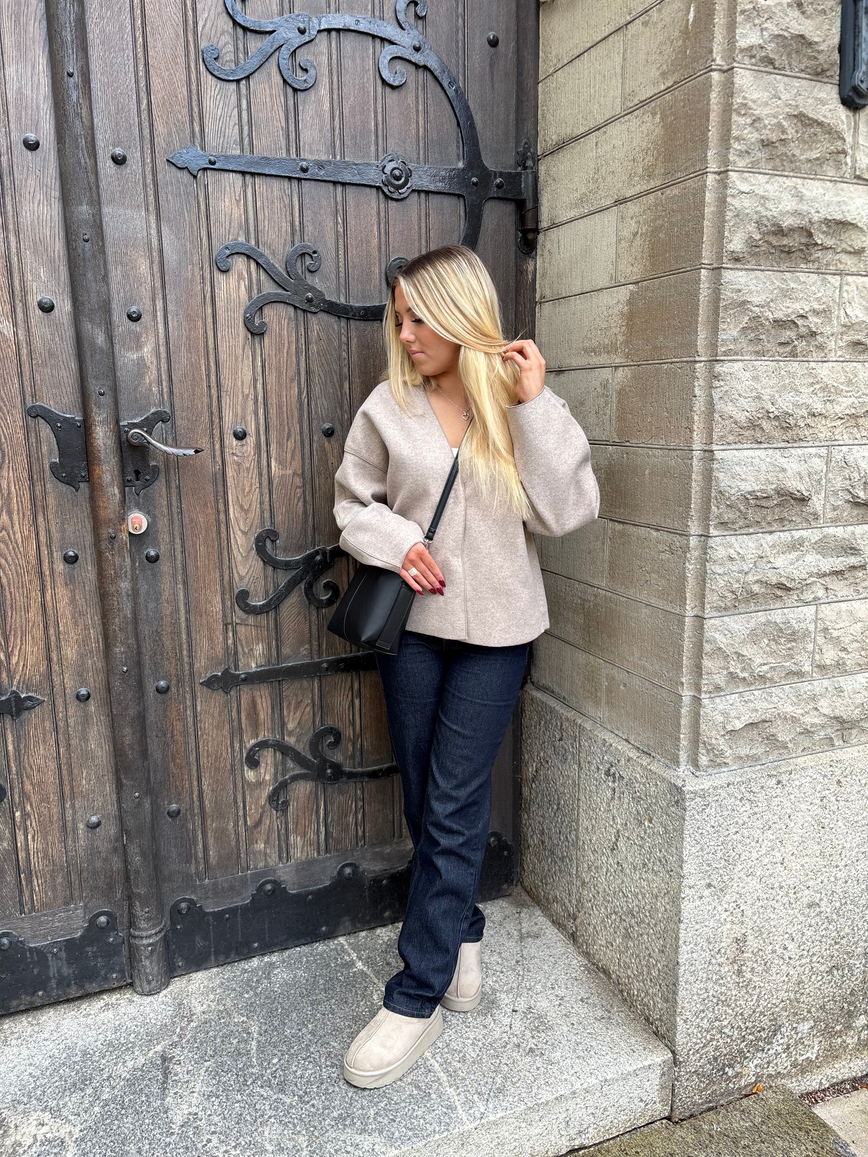 VIJUICE Jacket - Natural Melange